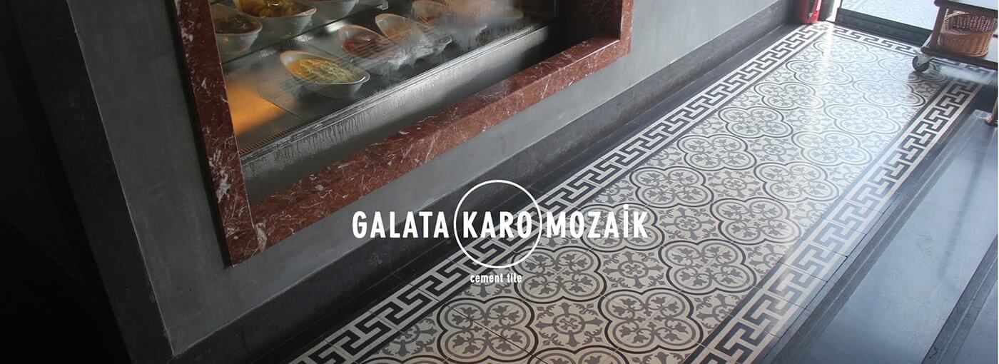 Desenli Karo Mozaik - Galata Karo Mozaik 